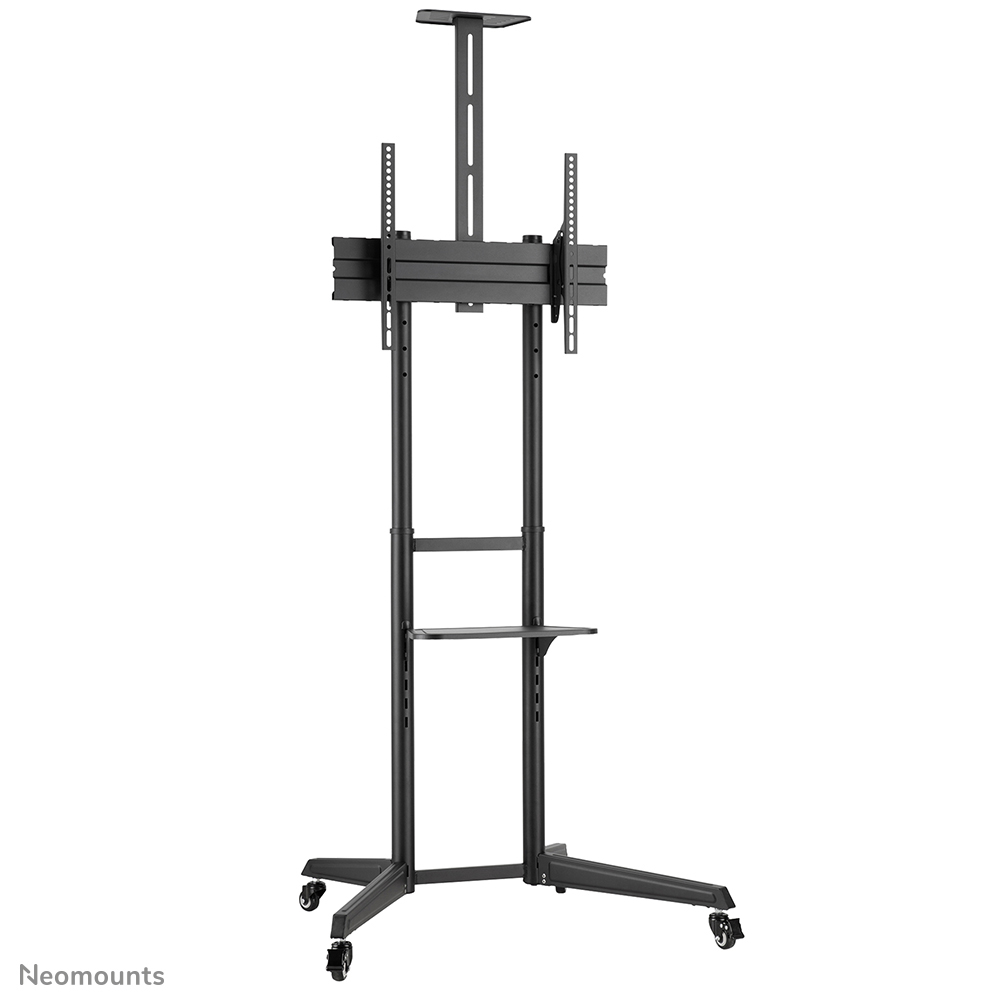 Neomounts FL50-550BL1 Support au sol mobile pour écran 37-70" - étagère multimédia et support caméra inclus